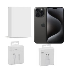 Apple iPhone 15 Pro 128GB Recondicionado Grau A+ 6,1" Titânio Preto